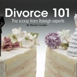 man and wife on top of wedding cake