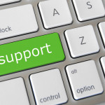Child support keyboard